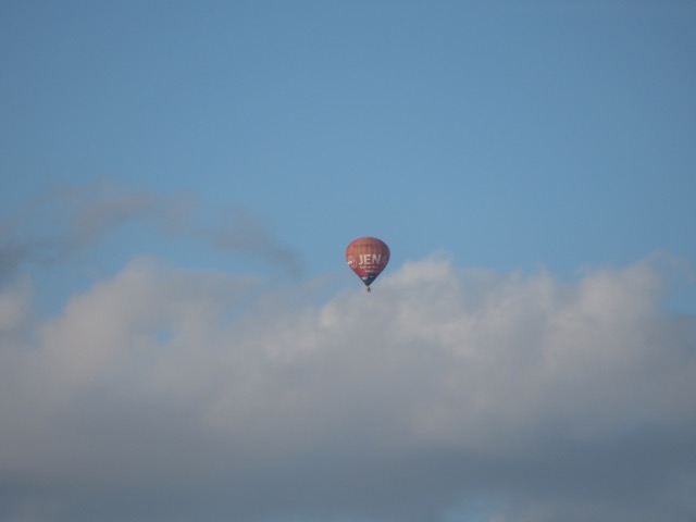 In de lucht, in de wolken