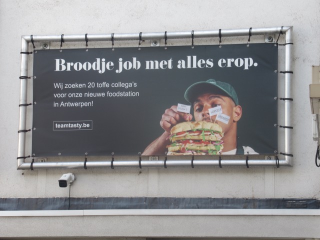 En A broodje is gebAkken...