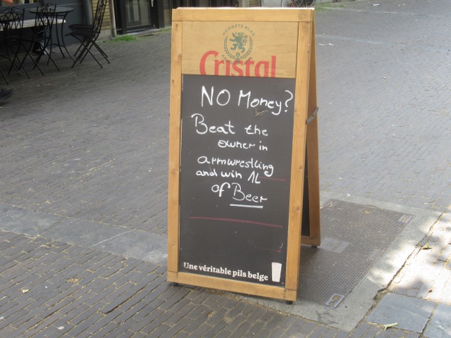 Werken voor A pint.
