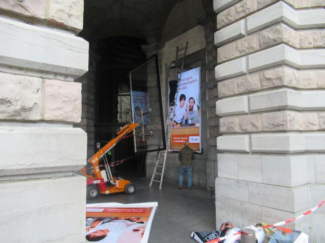 Tussen de muren.