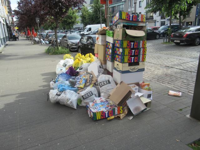 Kleurrijk huisvuil.
