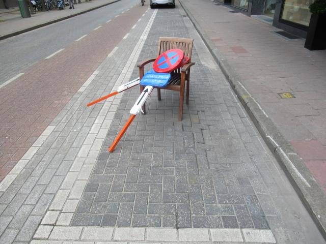 PlAt verkeersbord.