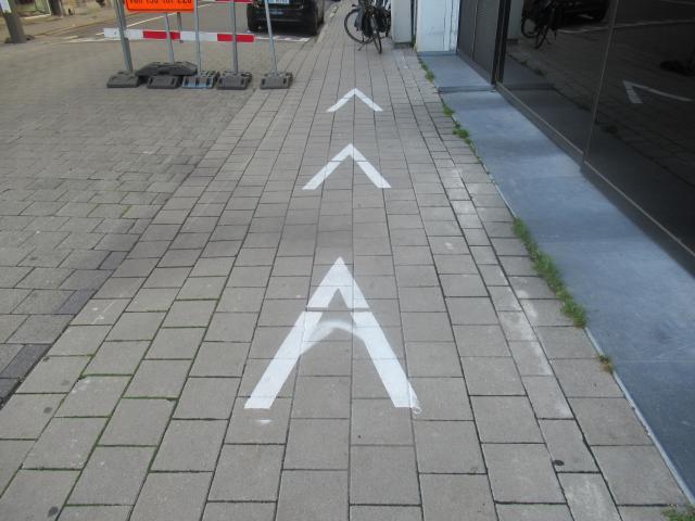 We zijn in A.