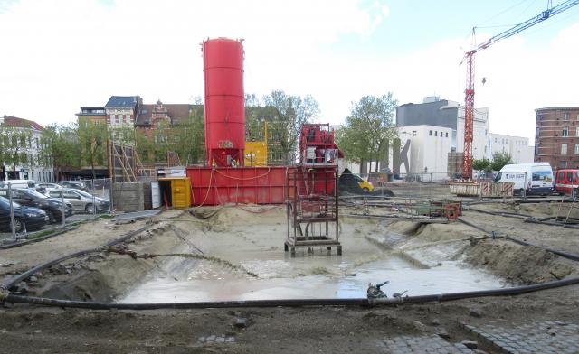 A betonfonteinen.