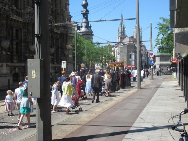 Processie in A.